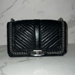 Rebecca Minkoff Chevron Quilted Love Crossbody